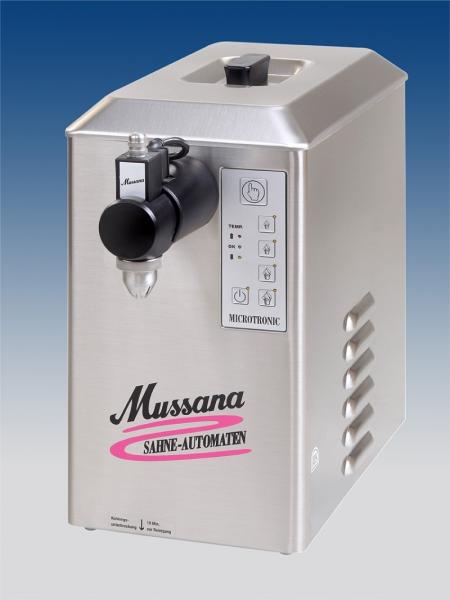 2 liter slagroomautomaat van het merk Mussana