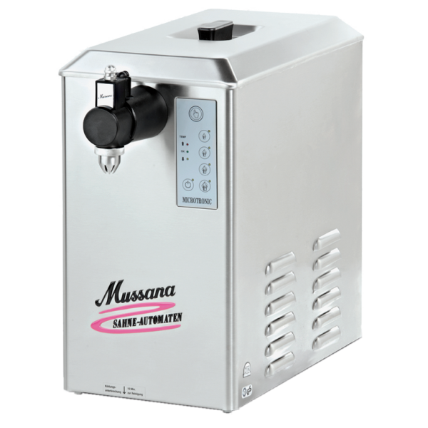 Mussana slagroommachine 6 liter - slagroomautomaat.nl